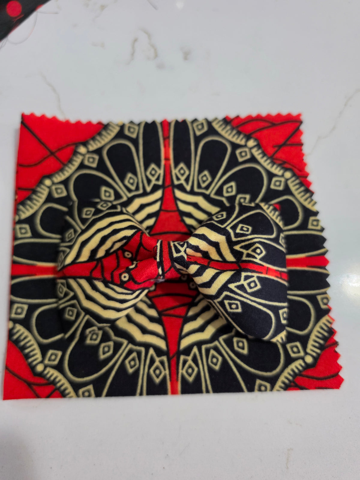 Beige black and Red exquisite