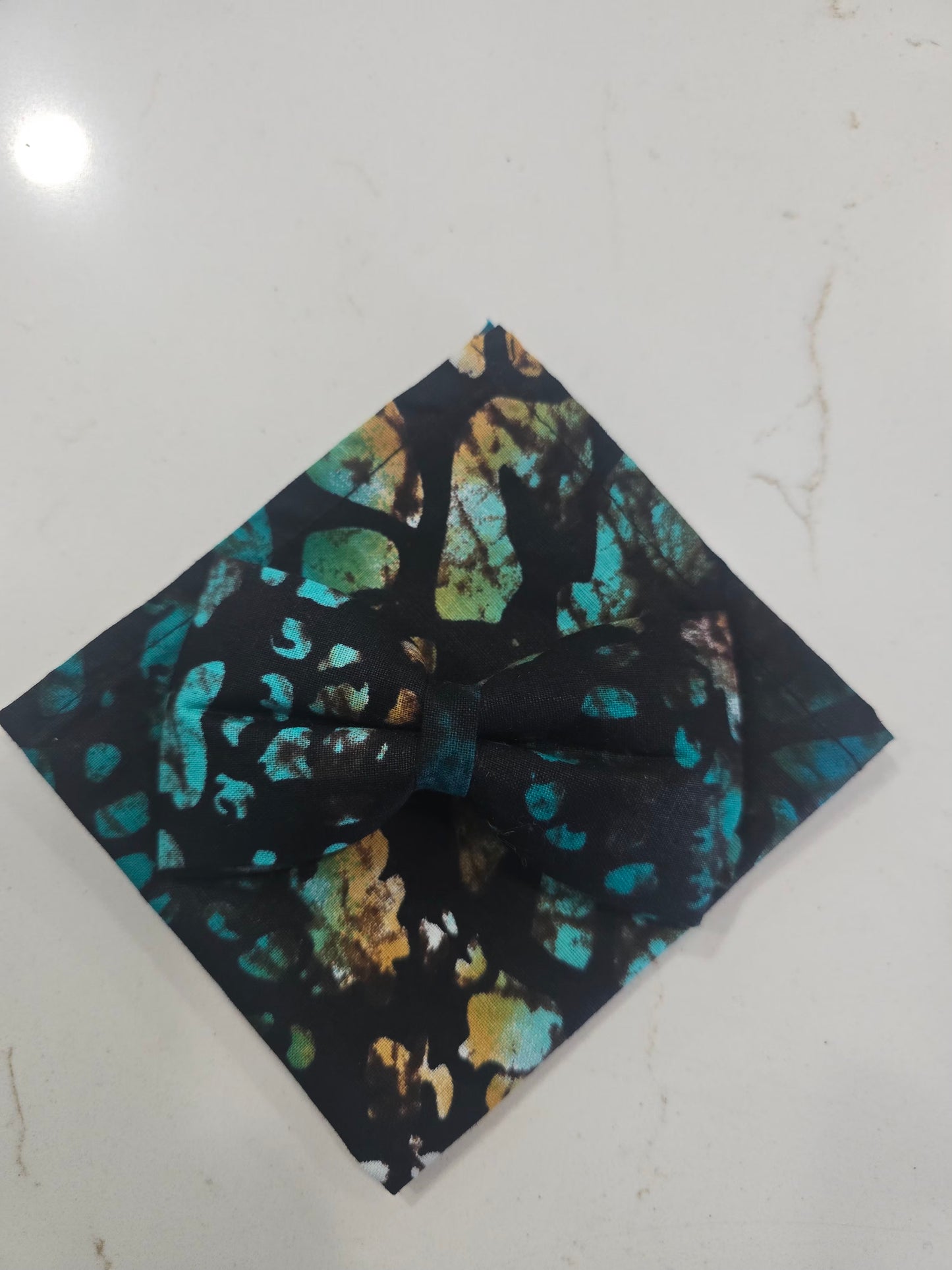 Turquoise Brown Splash