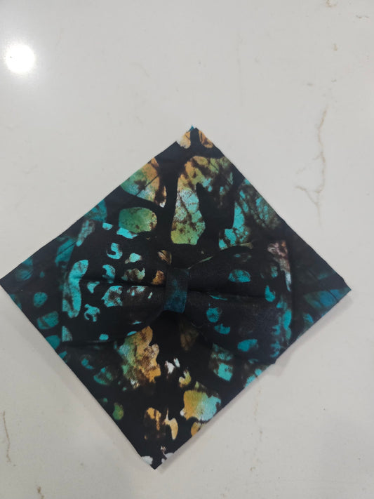 Turquoise Brown Splash