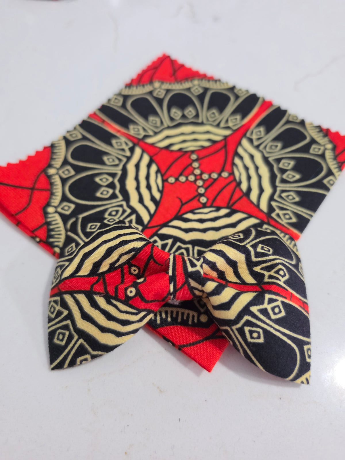 Beige black and Red exquisite