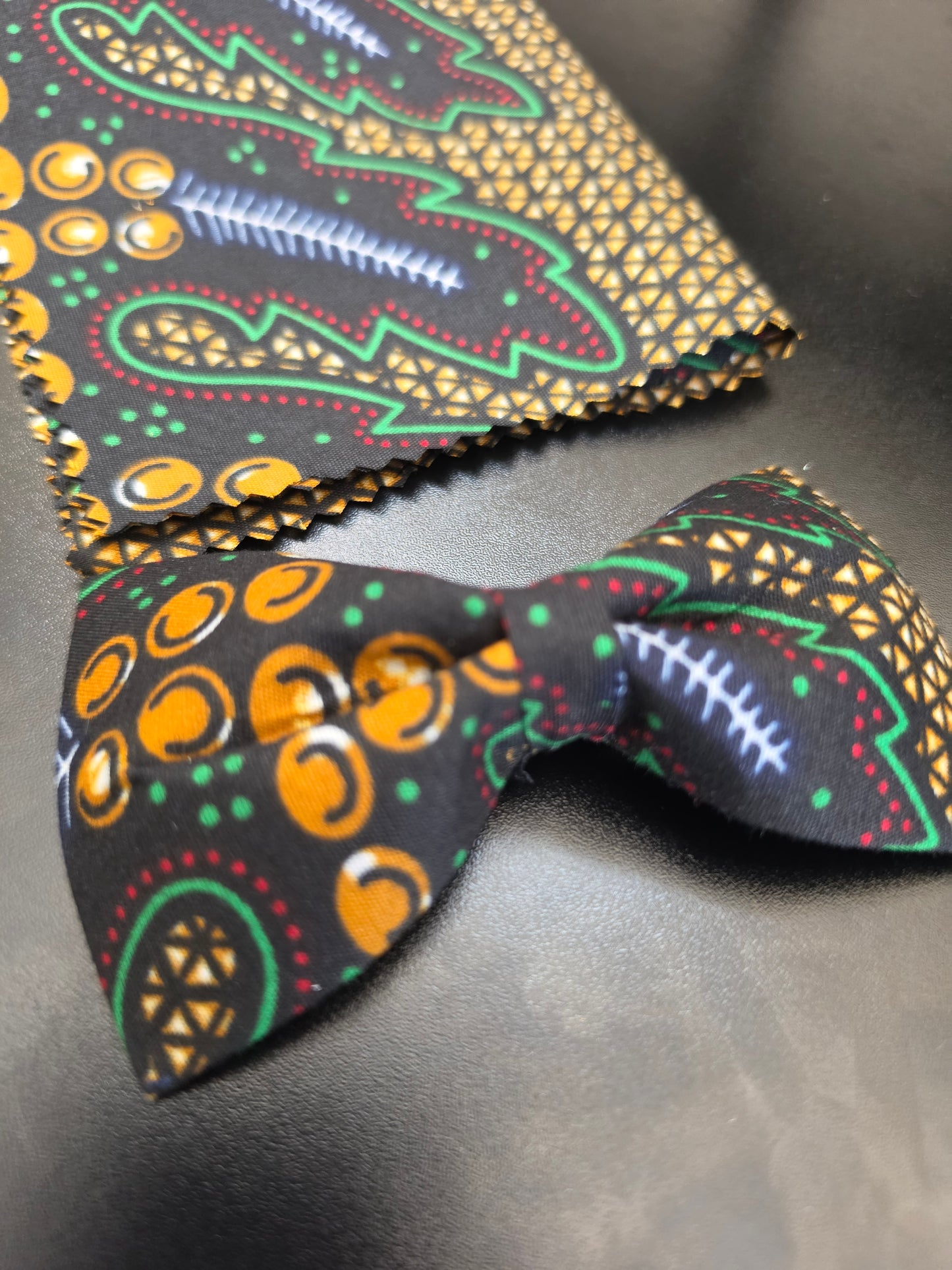 Geometric Brown Black and Green